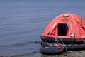 Inflatable Liferaft Royalty Free Stock Photo