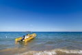 Inflatable Liferaft at sea