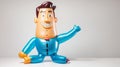 Inflatable man Royalty Free Stock Photo