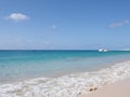 Inflatable playground at beach on Sal island in Cape Verde Royalty Free Stock Photo