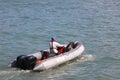 Inflatable Rescue Boat Royalty Free Stock Photo