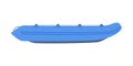 Inflatable Rowboat as Watercraft or Swimming Water Vessel Vector Illustration