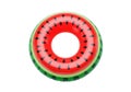 Inflatable watermelon ring isolated on white background perfectly Royalty Free Stock Photo