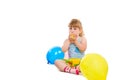 Inflate balls Royalty Free Stock Photo