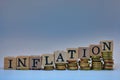 Inflation mit Kleingeld Royalty Free Stock Photo