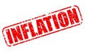 Inflation red stamp text