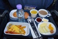 Inflight meal Royalty Free Stock Photo