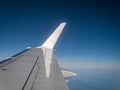 Inflight View from Airplane Cabin Royalty Free Stock Photo