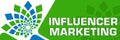 Influencer Marketing Green Blue Circular Rounded Squares Blue