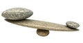 Influential thing: Pebble stability scales with stones