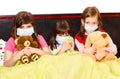 Influenza Among Preschoolers Royalty Free Stock Photo