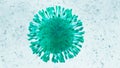 Influenza virus 3d illustration Royalty Free Stock Photo