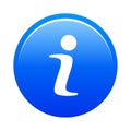 Info icon symbol button Royalty Free Stock Photo