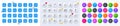 Info, Binary code and Share line icons. For web app, printing. Line icons. Vector Royalty Free Stock Photo