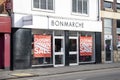 Bonmarche closing down store in Grantham. Royalty Free Stock Photo