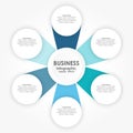 info graphic for business concepts Royalty Free Stock Photo