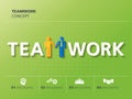 Info graphic design, teamwork Royalty Free Stock Photo