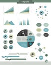 Info graphic set elements. Royalty Free Stock Photo