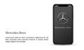 Apple iPhone and Mercedes Benz mbrace application