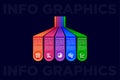 INFO GRAPHICS COLOURFUL DESIGNS TEMPLATE