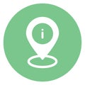 Info, location Isolated Vector icon which can easily modify or edit Royalty Free Stock Photo