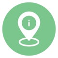 Info, location Isolated Vector icon which can easily modify or edit