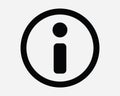 Round Info Circle Information Counter Helpdesk Help Desk Service Search FAQ Question Queries Informative Sign Icon Shape Vector