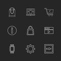 info , setting , video , cart , technology , online, internet ,