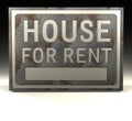 Info Sign house for rent