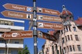 Info table in Szeged, Hungary, Csongrad region Royalty Free Stock Photo