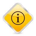 Info yellow square icon