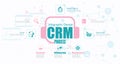 CRM - Consumer Relationship Management acronym stock illustration Infographic, Customer Relationship Management, Circle, Loyalty, Royalty Free Stock Photo