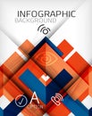 Infographic abstract background Royalty Free Stock Photo