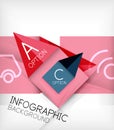 Infographic abstract background Royalty Free Stock Photo