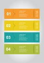 Infographic banners Royalty Free Stock Photo