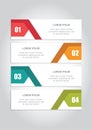 Infographic banners Royalty Free Stock Photo