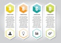 Infographic banners Royalty Free Stock Photo