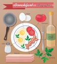 Infographic breakfast