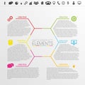 Infographic Business Concept. Polygonal style vector