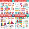 Infographic business design elements - vector illustration. Infograph template collection. Creative graphic.