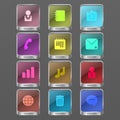 Infographic color icon