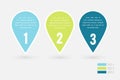 WeInfographic colorful drops. Data visualization comparison. Vector illustration, flat design