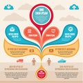 Infographic Concept - Vector Scheme Royalty Free Stock Photo