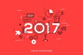 Infographic concept 2017 year of opportunities