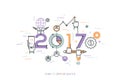 Infographic concept 2017 year of opportunities