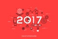 Infographic concept 2017 year of opportunities