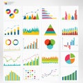 Infographic dashboard. infographic for statistics, analytics, marketing reports Royalty Free Stock Photo