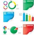 Infographic, data and statistics for analytics, report or presentation on world treasury, global chart or wealth Royalty Free Stock Photo