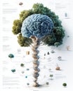 Exploring the Human Brain Infographic and Its Relevance in AI Robotics Automation Industries