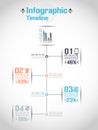 Infographic demographic elements chart and graphic